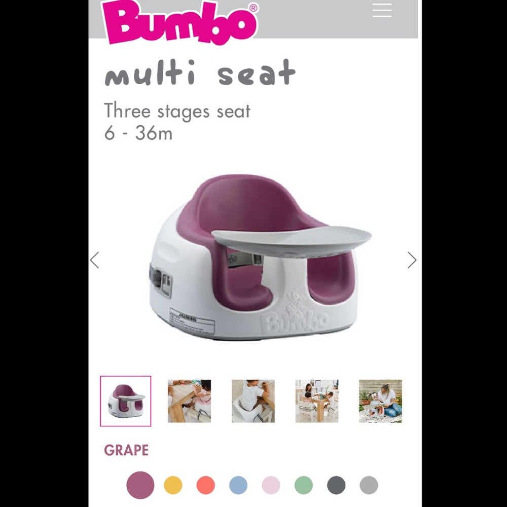 Bumbo Multi-Seat - Purple